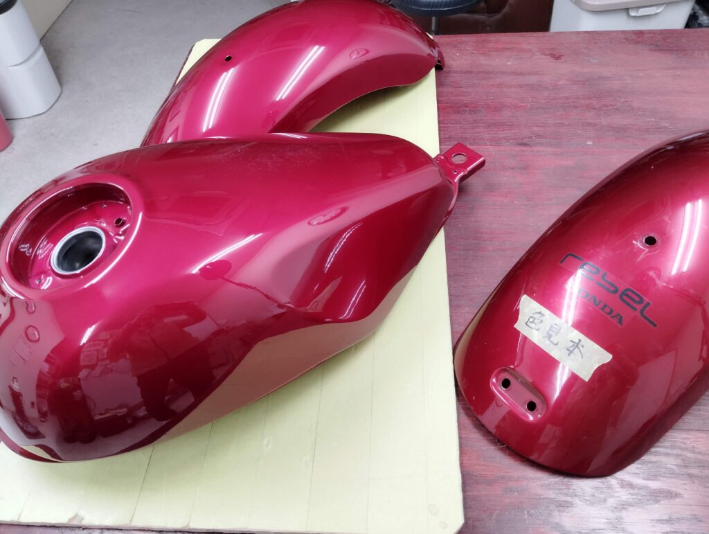 ホンダ　レブル色替え塗装