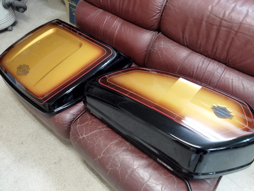 HARLEY純正タバコフェード塗装